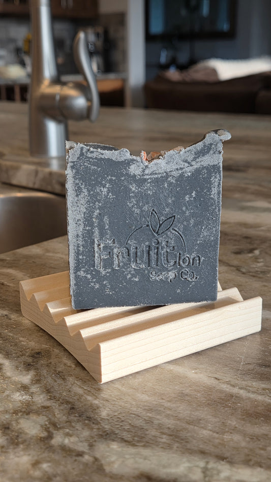 Poplar Natural Wood Soap Dish