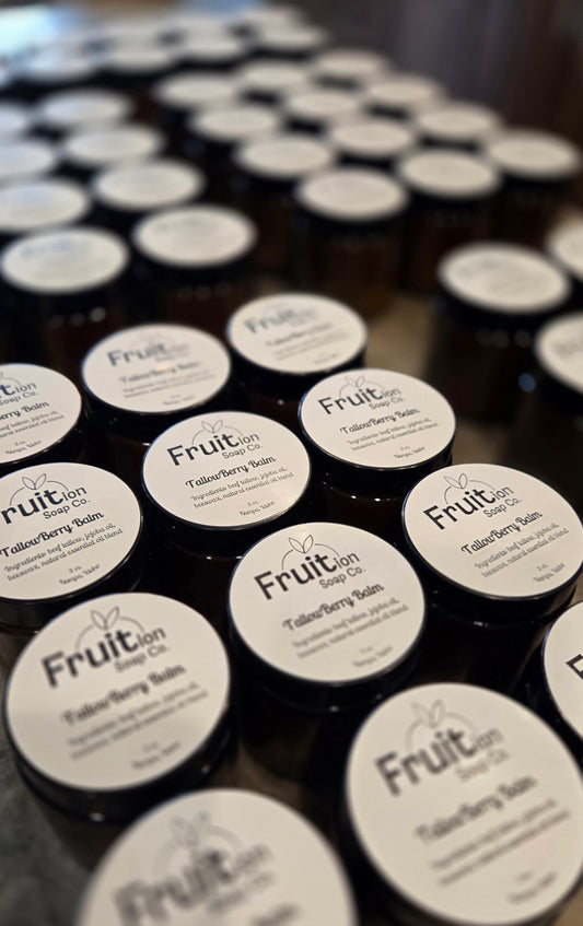 Tallow Balms - 3 oz.  (Amber Jars)